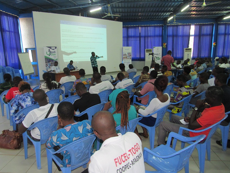 Jeudi, j’ose n°40, Le Programme The Tony Elumelu Fundation présenté aux jeunes entrepreneurs togolais