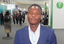 Directeur exécutif de l’Organisation des Jeunes Engagés pour le Développement Durable (OJEDD), Kevin Ossah.