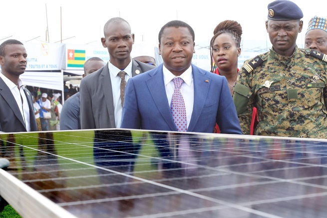 Garantir à la ville de Blitta une autonomie en termes d’électricité Lancement des travaux d'extension par le Chef de l'Etat